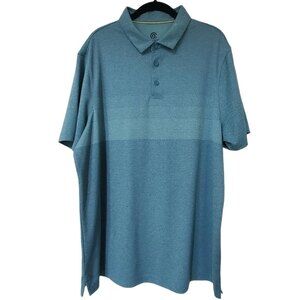Champion Polo Golf Shirt Green-Blue Teal Mens Size XL